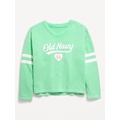 Long-Sleeve Logo-Graphic T-Shirt for Girls