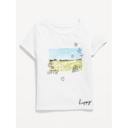 올드네이비 Short-Sleeve Graphic T-Shirt for Girls Hot Deal