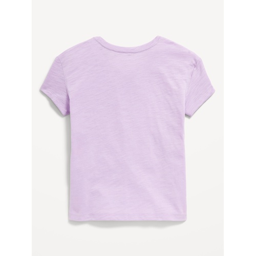 올드네이비 Softest Short-Sleeve Heart-Pocket T-Shirt for Girls Hot Deal