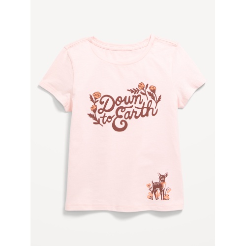 올드네이비 Short-Sleeve Graphic T-Shirt for Girls Hot Deal