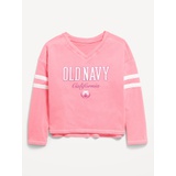 Long-Sleeve Logo-Graphic T-Shirt for Girls