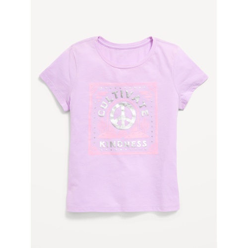 올드네이비 Short-Sleeve Graphic T-Shirt for Girls Hot Deal