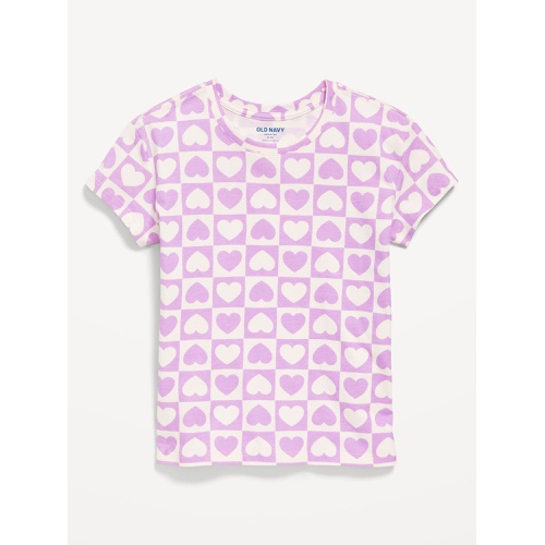 올드네이비 Softest Printed Short-Sleeve T-Shirt for Girls