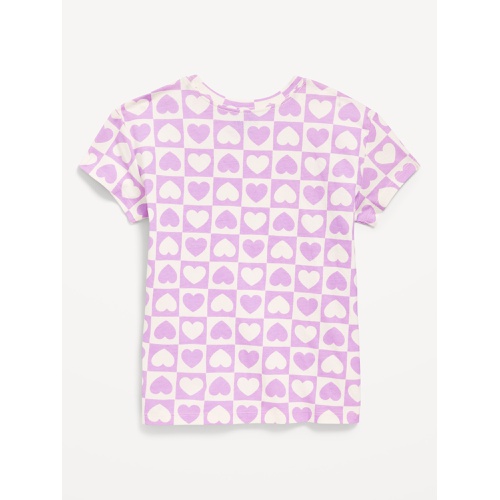 올드네이비 Softest Printed Short-Sleeve T-Shirt for Girls