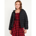 Water-Resistant Narrow-Channel Puffer Jacket for Girls Hot Deal