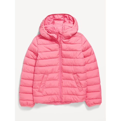 올드네이비 Water-Resistant Narrow-Channel Puffer Jacket for Girls Hot Deal