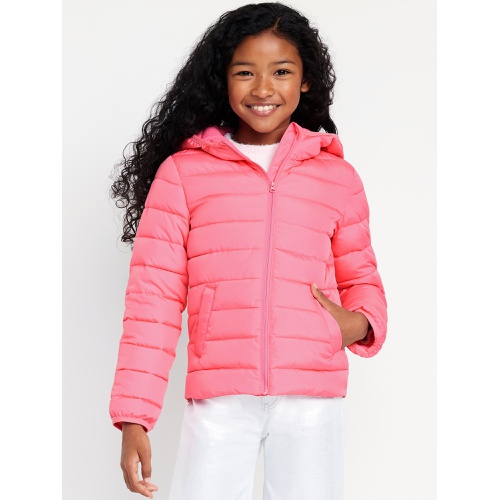 올드네이비 Water-Resistant Narrow-Channel Puffer Jacket for Girls Hot Deal