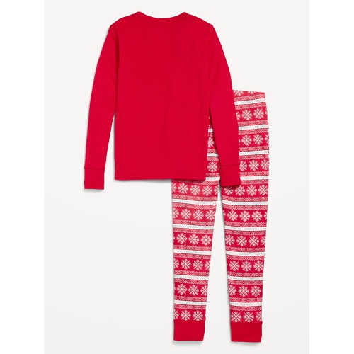 올드네이비 Gender-Neutral Graphic Snug-Fit Pajama Set for Kids