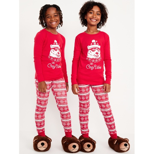 올드네이비 Gender-Neutral Graphic Snug-Fit Pajama Set for Kids