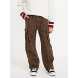 Baggy Plaid Cargo Pants for Boys Hot Deal