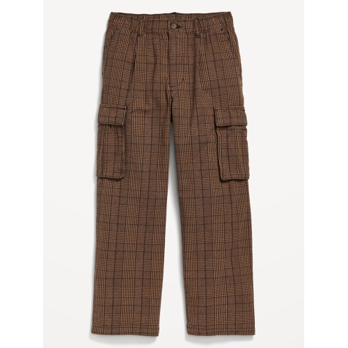 올드네이비 Baggy Plaid Cargo Pants for Boys Hot Deal