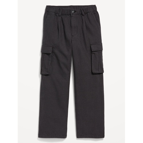 올드네이비 Baggy Plaid Cargo Pants for Boys Hot Deal