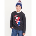 SoSoft Crew-Neck Printed Sweater for Boys