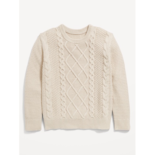 올드네이비 Crew-Neck Cable-Knit Sweater for Boys Hot Deal