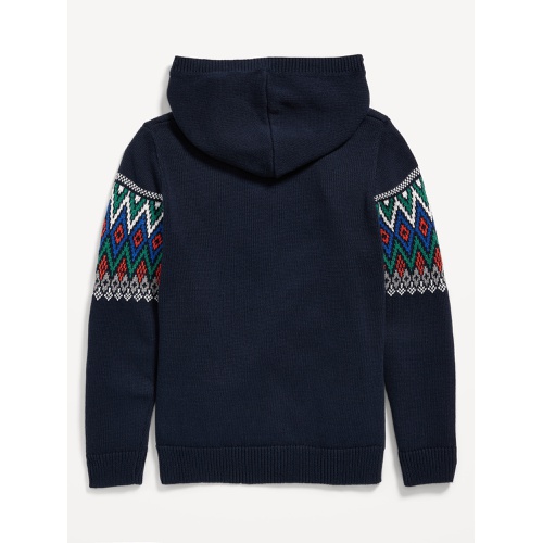 올드네이비 Fair Isle Pullover Hoodie for Boys Hot Deal