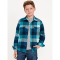 Soft-Brushed Flannel Pocket Shirt for Boys