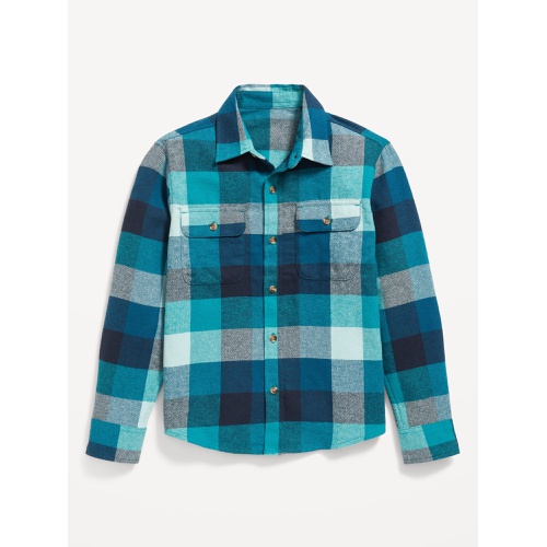 올드네이비 Soft-Brushed Flannel Pocket Shirt for Boys