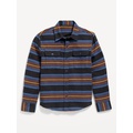 Soft-Brushed Flannel Pocket Shirt for Boys