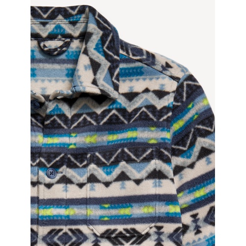 올드네이비 Cozy Printed Long-Sleeve Microfleece Shirt for Boys Hot Deal