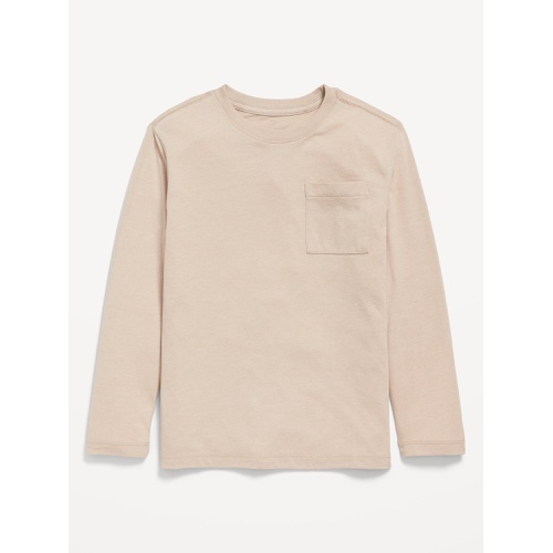 올드네이비 Softest Long-Sleeve Pocket T-Shirt for Boys