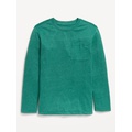 Softest Long-Sleeve Pocket T-Shirt for Boys