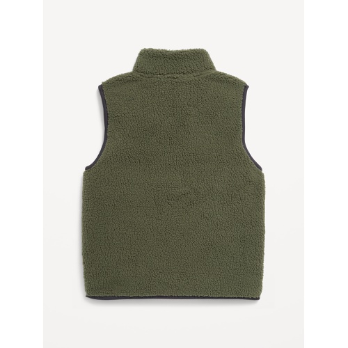 올드네이비 Sherpa Zippered Utility Pocket Vest for Boys Hot Deal