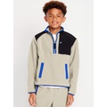 Oversized Microfleece Quarter-Zip Sweater for Boys Hot Deal