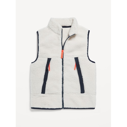 올드네이비 Sherpa Zippered Utility Pocket Vest for Boys Hot Deal