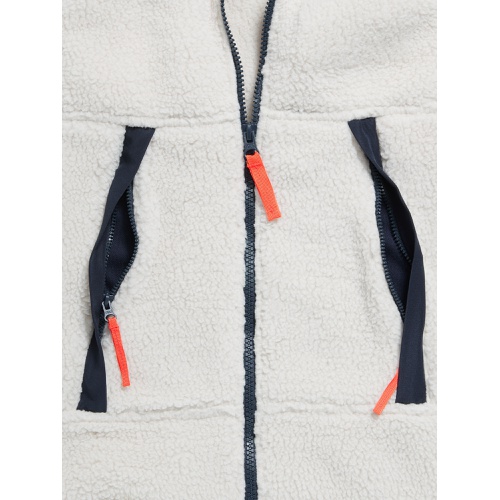 올드네이비 Sherpa Zippered Utility Pocket Vest for Boys Hot Deal