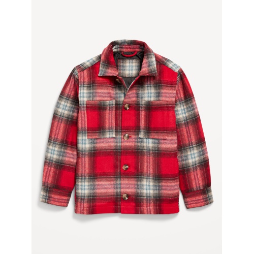 올드네이비 Plaid Shacket for Boys