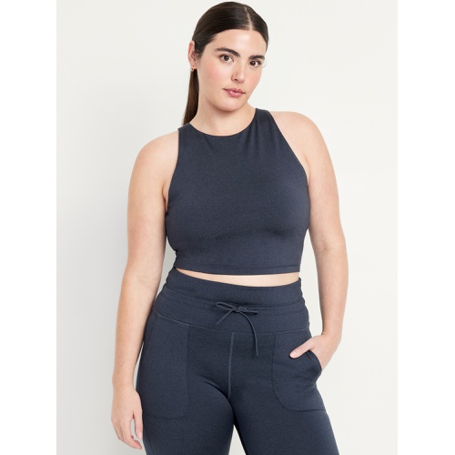 올드네이비 CloudComfy High-Neck Longline Sports Bra