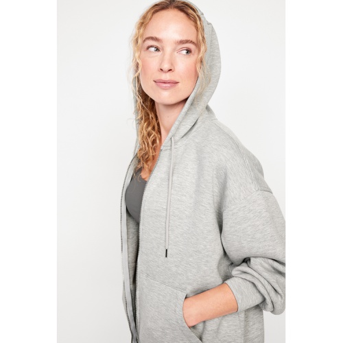 올드네이비 Oversized Bounce Fleece Zip Tunic Hoodie