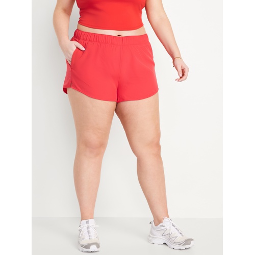 올드네이비 Mid-Rise StretchTech Run Shorts -- 3-inch inseam Hot Deal