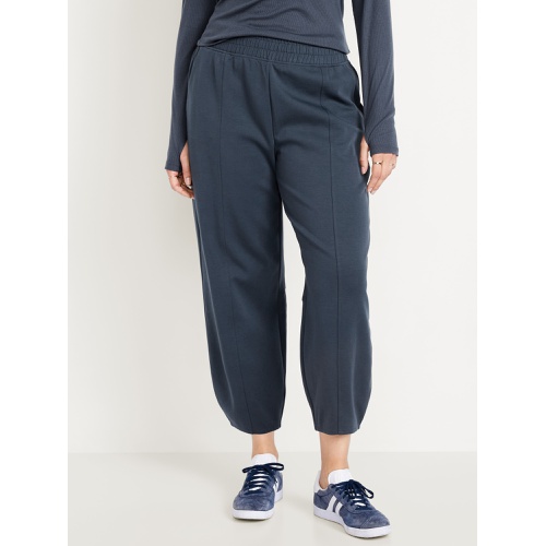 올드네이비 High-Waisted Dynamic Fleece Barrel-Leg Pants