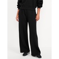 High-Waisted Bounce Fleece Wide-Leg Pants