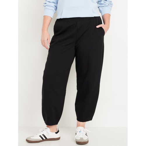 올드네이비 High-Waisted Dynamic Fleece Barrel-Leg Pants