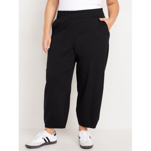 올드네이비 High-Waisted Dynamic Fleece Barrel-Leg Pants