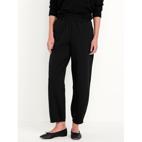 올드네이비 High-Waisted Dynamic Fleece Barrel-Leg Pants