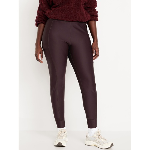 올드네이비 Extra High-Waisted PowerSoft Coze Edition Fleece-Lined 7/8 Cargo Joggers