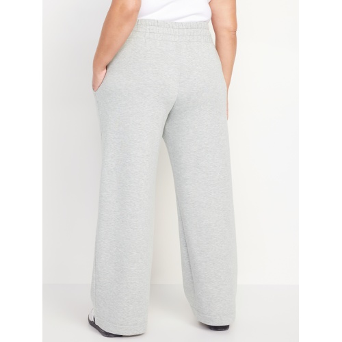 올드네이비 High-Waisted Bounce Fleece Wide-Leg Pants