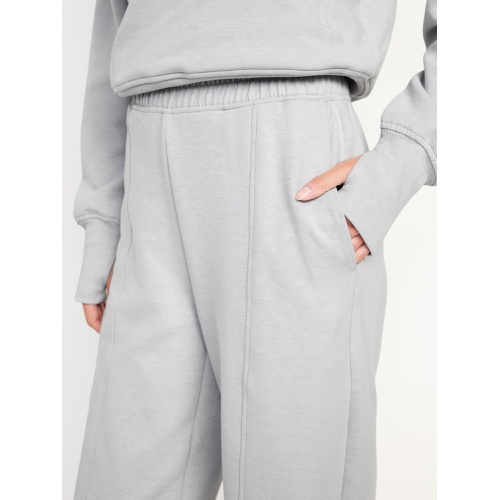 올드네이비 High-Waisted Dynamic Fleece Barrel-Leg Pants