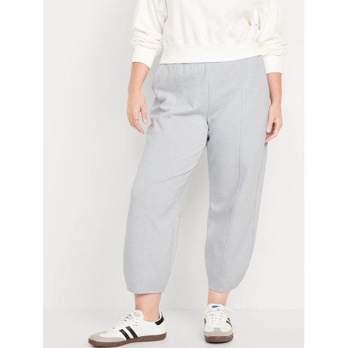 올드네이비 High-Waisted Dynamic Fleece Barrel-Leg Pants