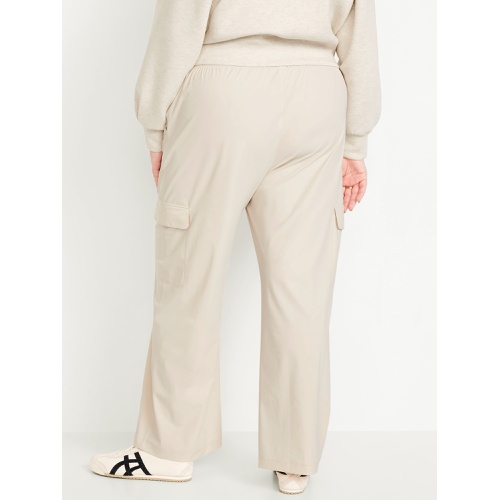 올드네이비 High-Waisted SleekTech Wide-Leg Cargo Pants