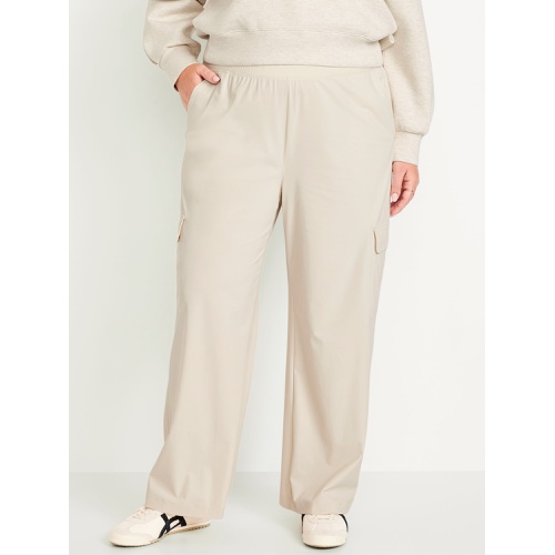 올드네이비 High-Waisted SleekTech Wide-Leg Cargo Pants