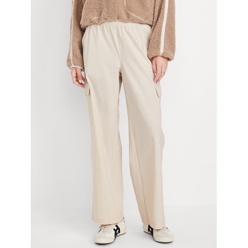 올드네이비 High-Waisted SleekTech Wide-Leg Cargo Pants