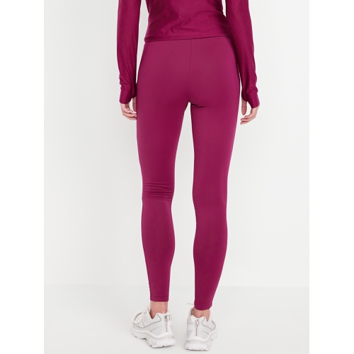 올드네이비 High-Waisted PowerSoft Coze Edition Fleece-Lined Full-Length Leggings