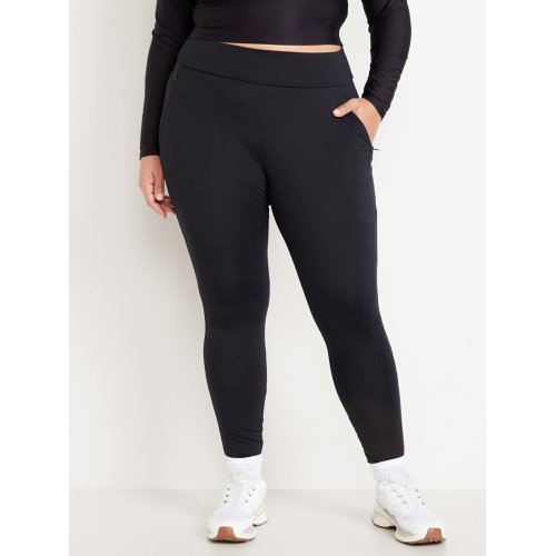 올드네이비 High-Waisted PowerSoft Coze Edition Fleece-Lined Full-Length Leggings