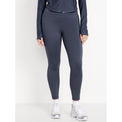 올드네이비 High-Waisted PowerSoft Coze Edition Fleece-Lined Full-Length Leggings