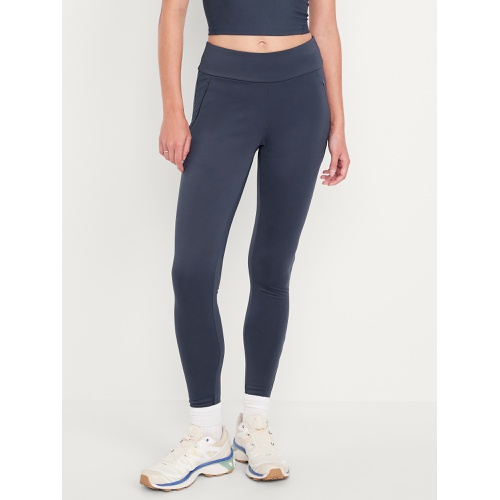 올드네이비 High-Waisted PowerSoft Coze Edition Fleece-Lined Full-Length Leggings