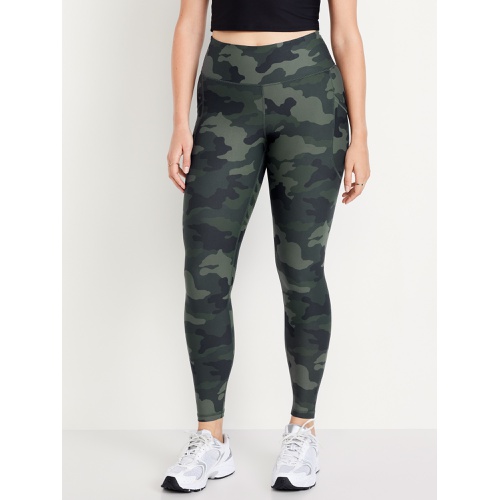 올드네이비 High-Waisted PowerSoft Full-Length Pocket Leggings